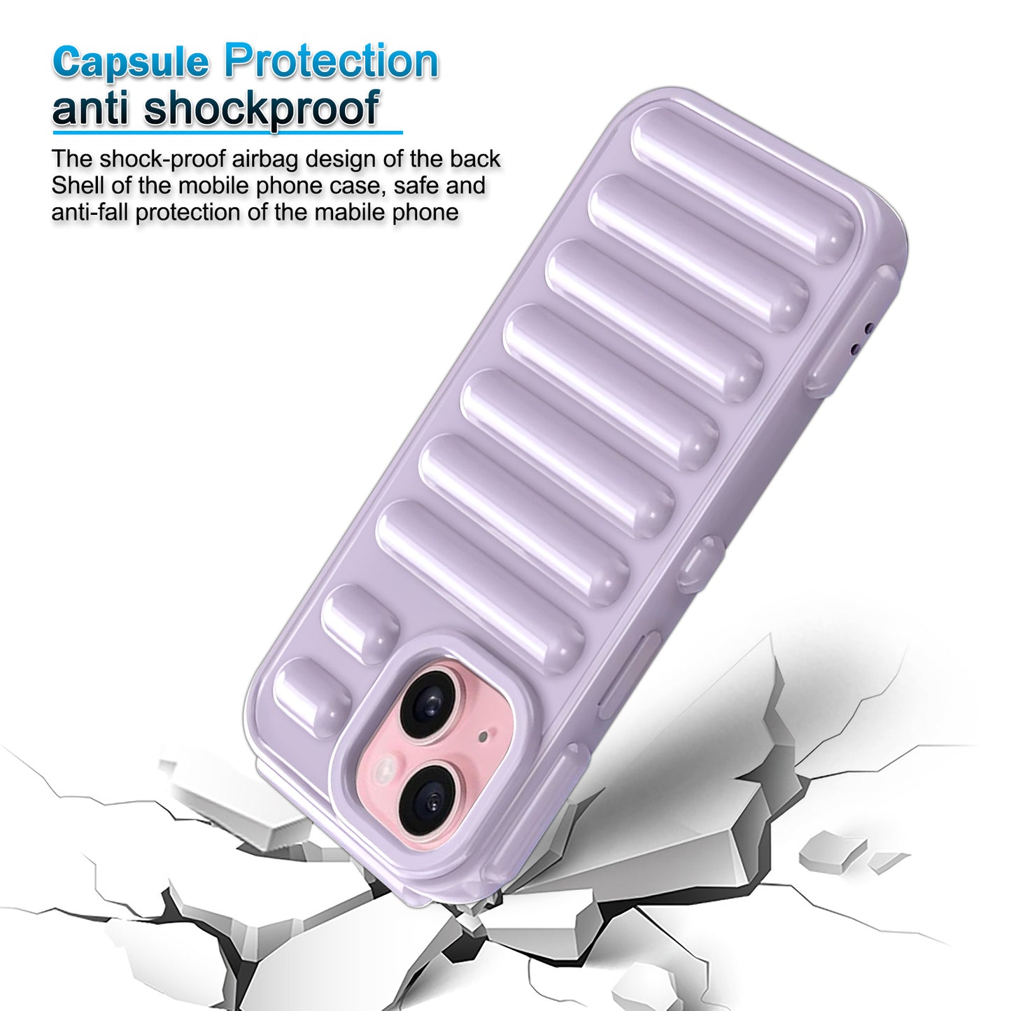 Capsule Design Case For Apple iPhone 15