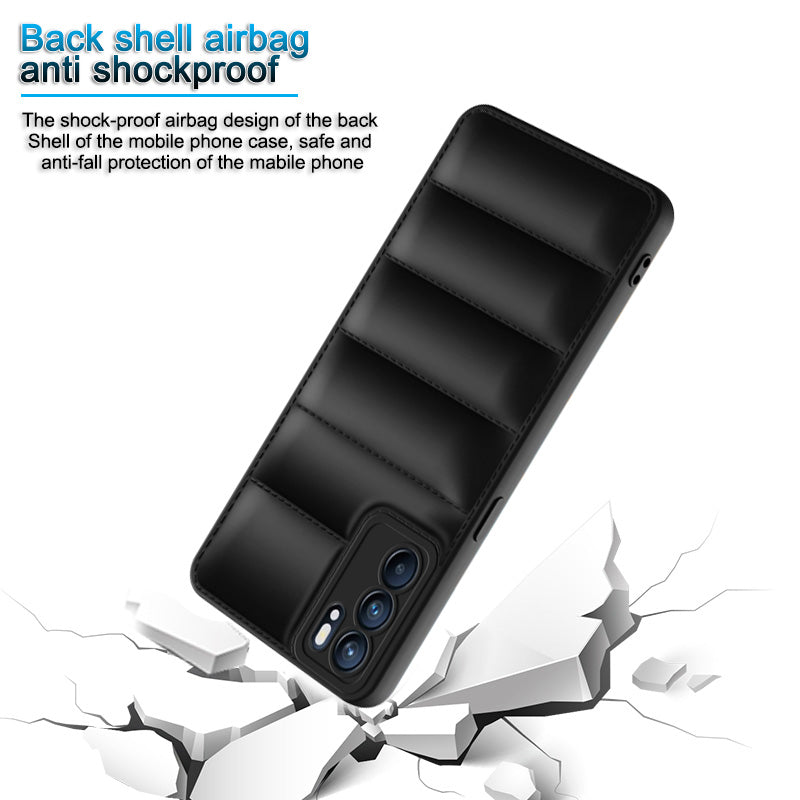 Puffer Back Cover for Oppo Reno 6