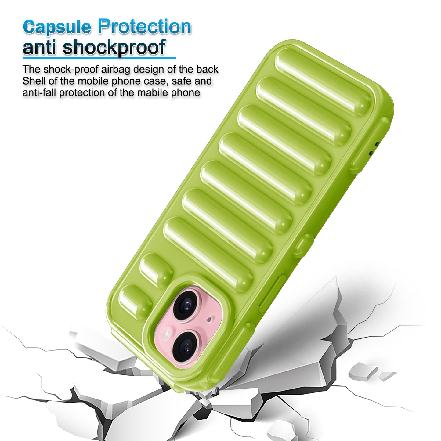 Capsule Design Case For Apple iPhone 15