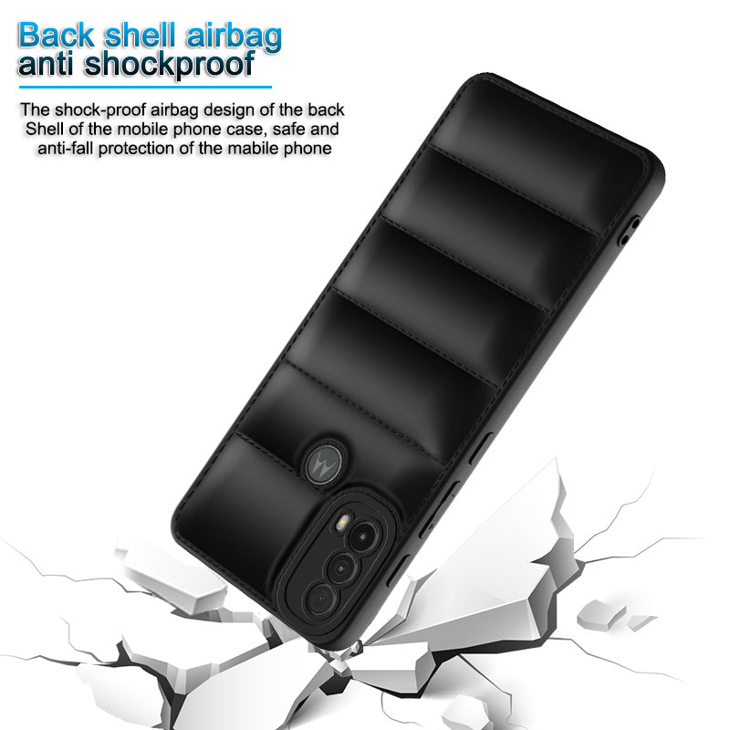 Puffer Back Cover for Motorola Moto E40