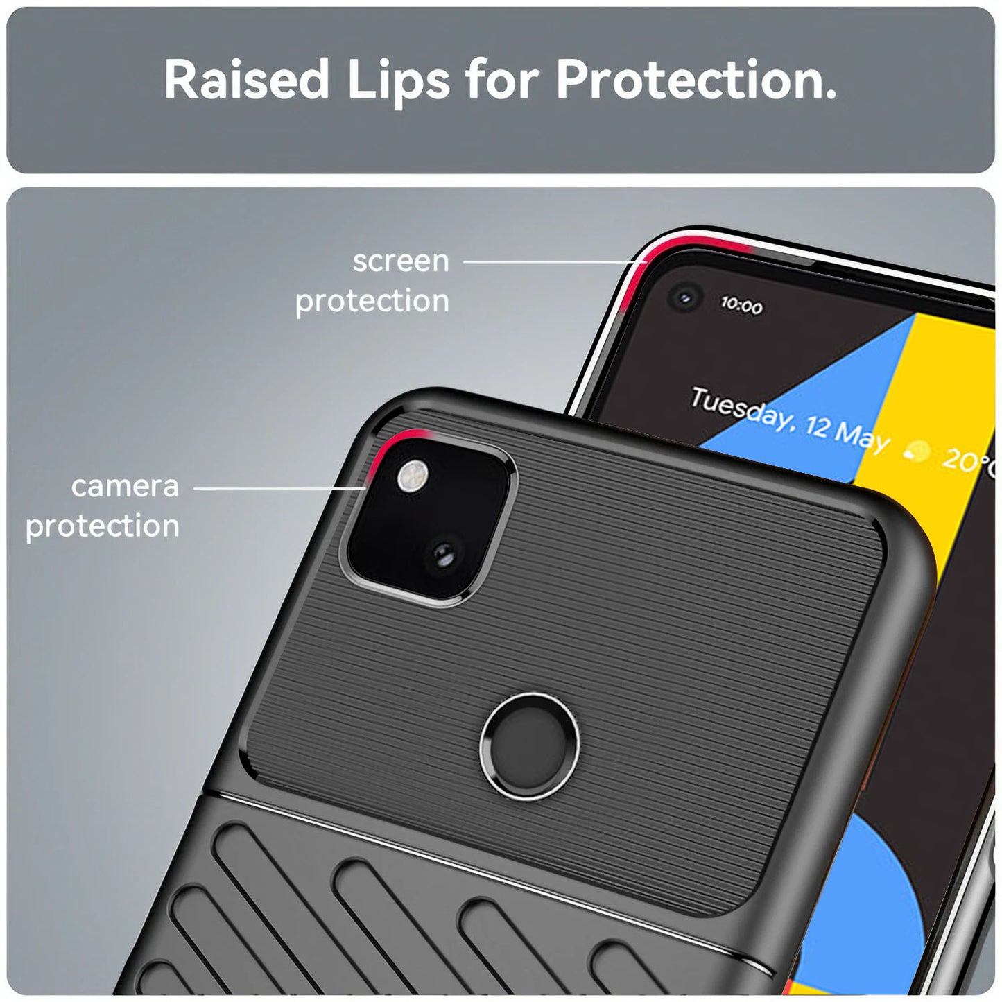 Thunderbolt Back Cover for Google Pixel 4A 4G