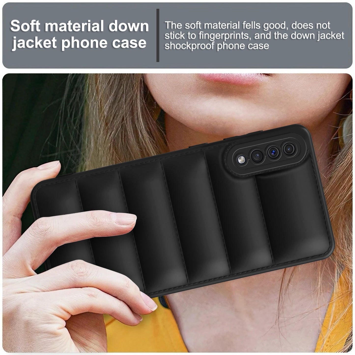 Puffer Back Cover for Samsung Galaxy A50