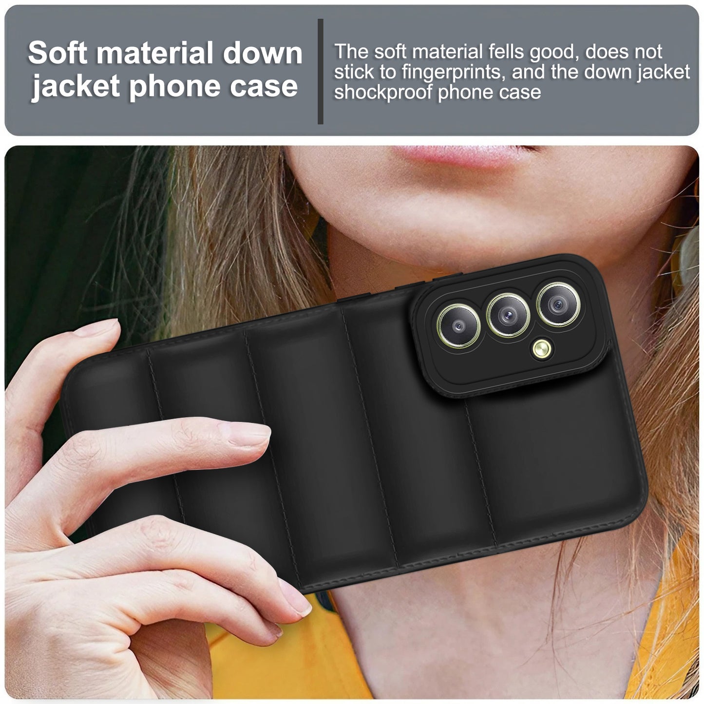 Puffer Back Cover for Samsung Galaxy A34