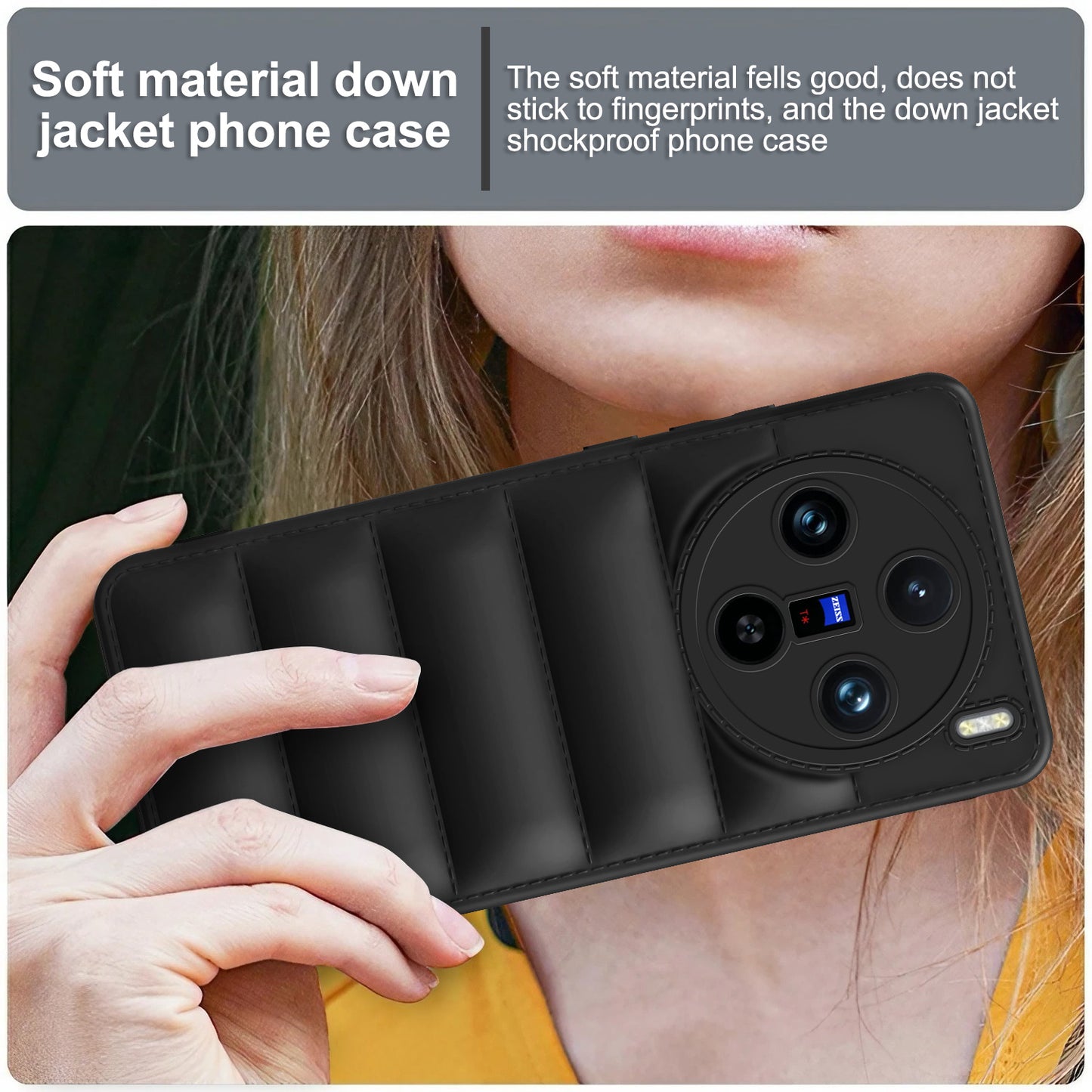 Puffer Back Cover for Vivo X100 Pro