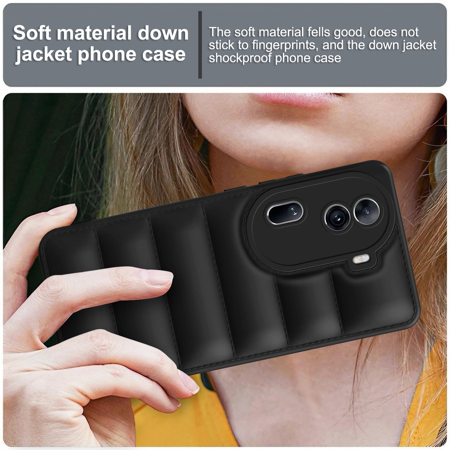 Puffer Back Cover for Oppo Reno 11 Pro 5G