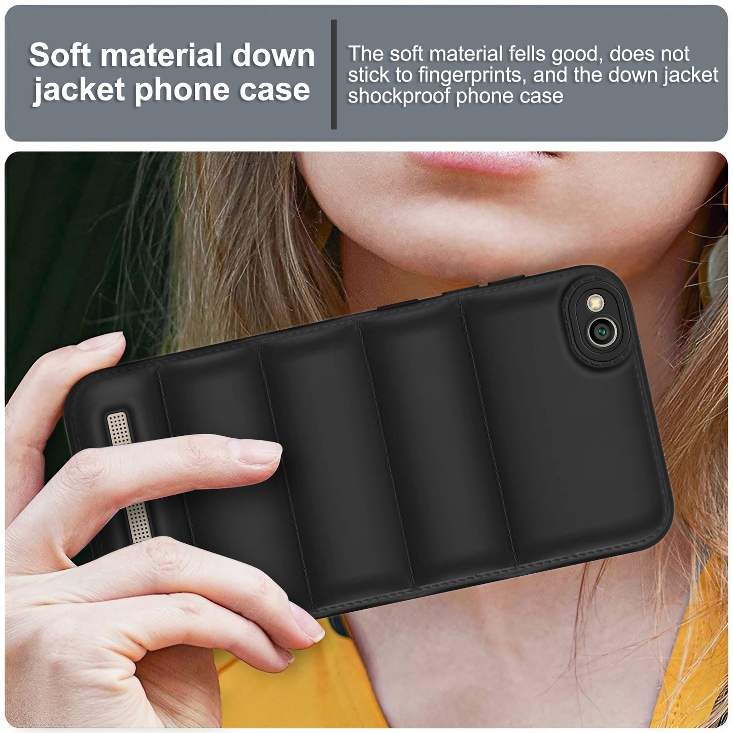 Puffer Back Cover for Redmi 5A