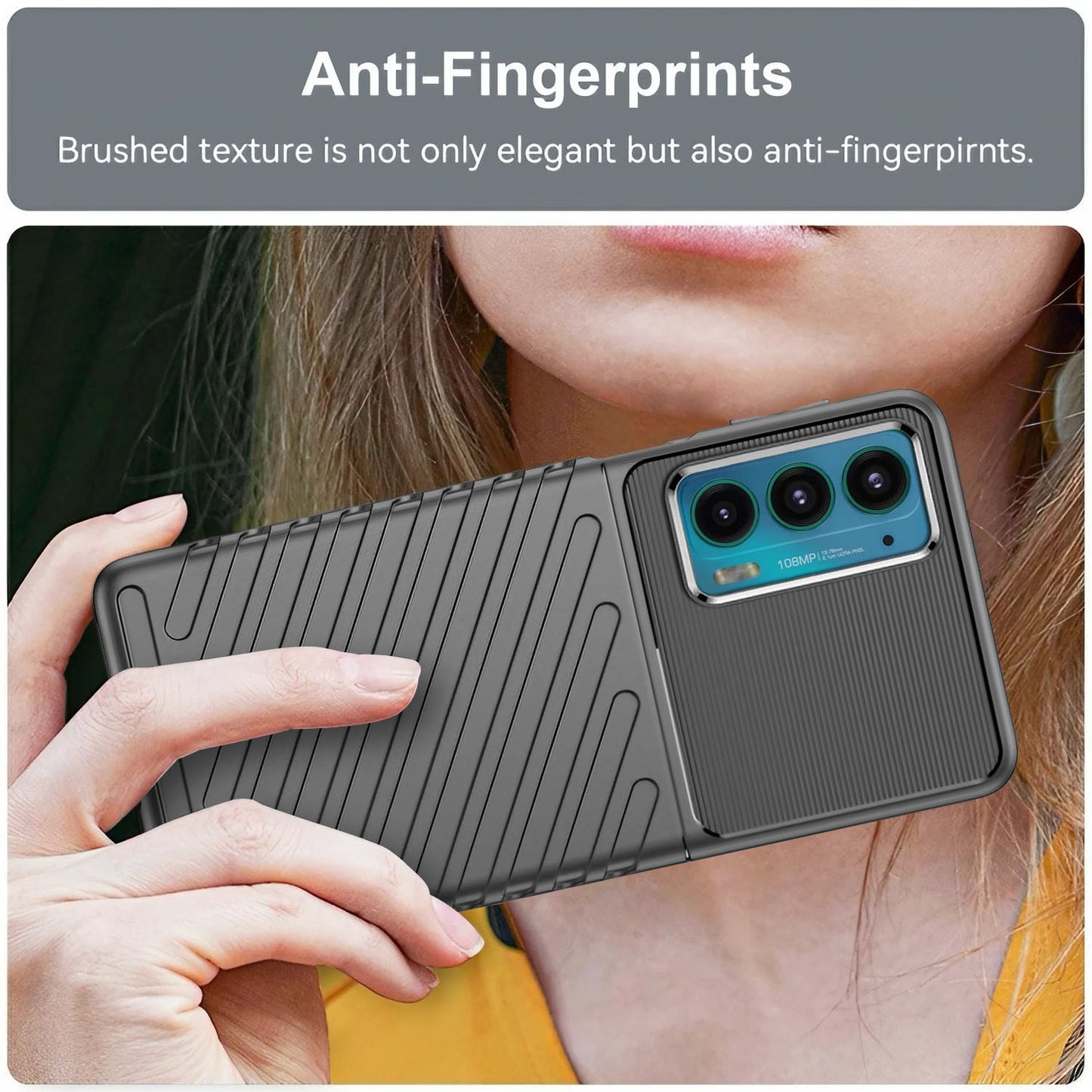 Thunderbolt Back Cover for Motorola Moto Edge 20