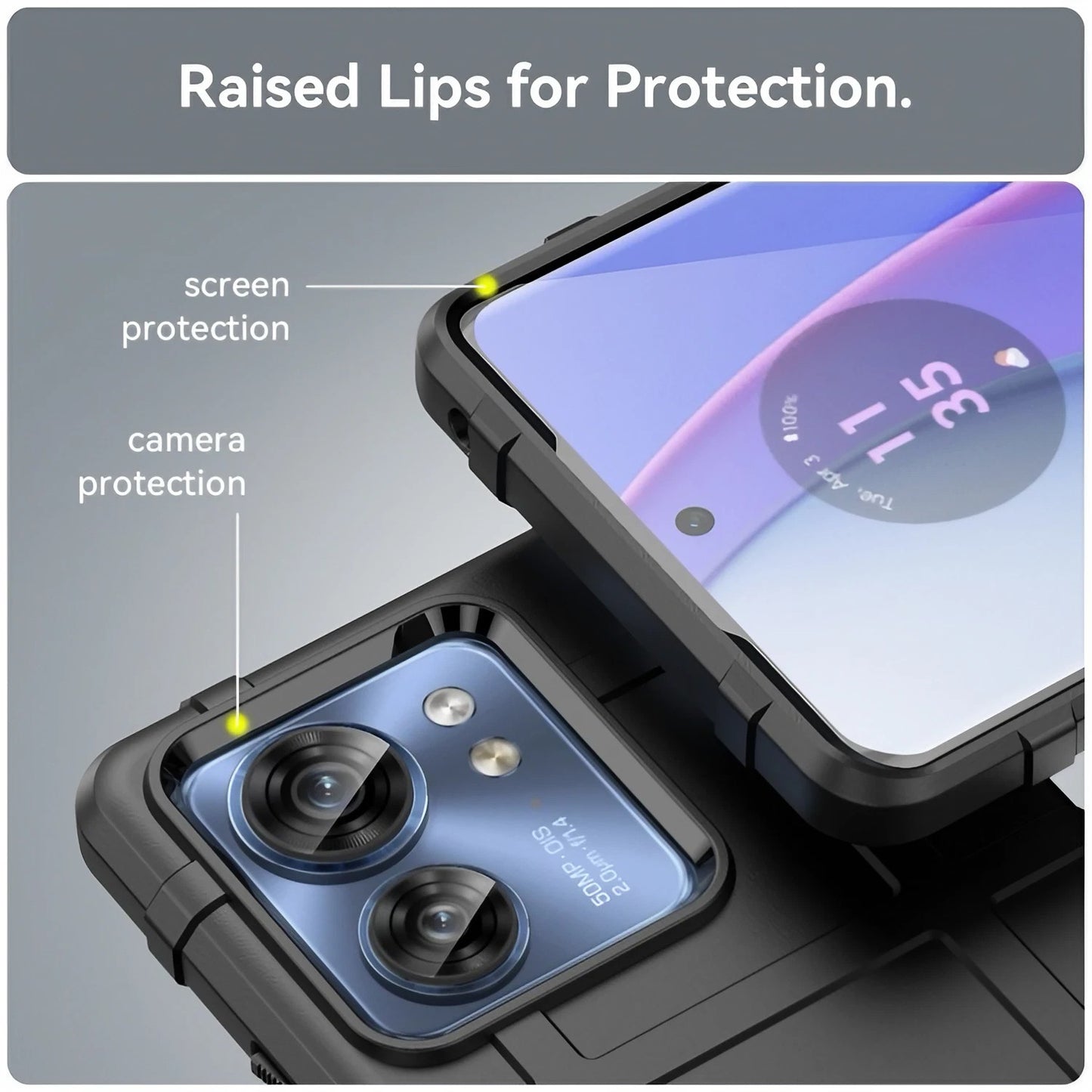 Armor Back Cover for Motorola Moto Edge 40