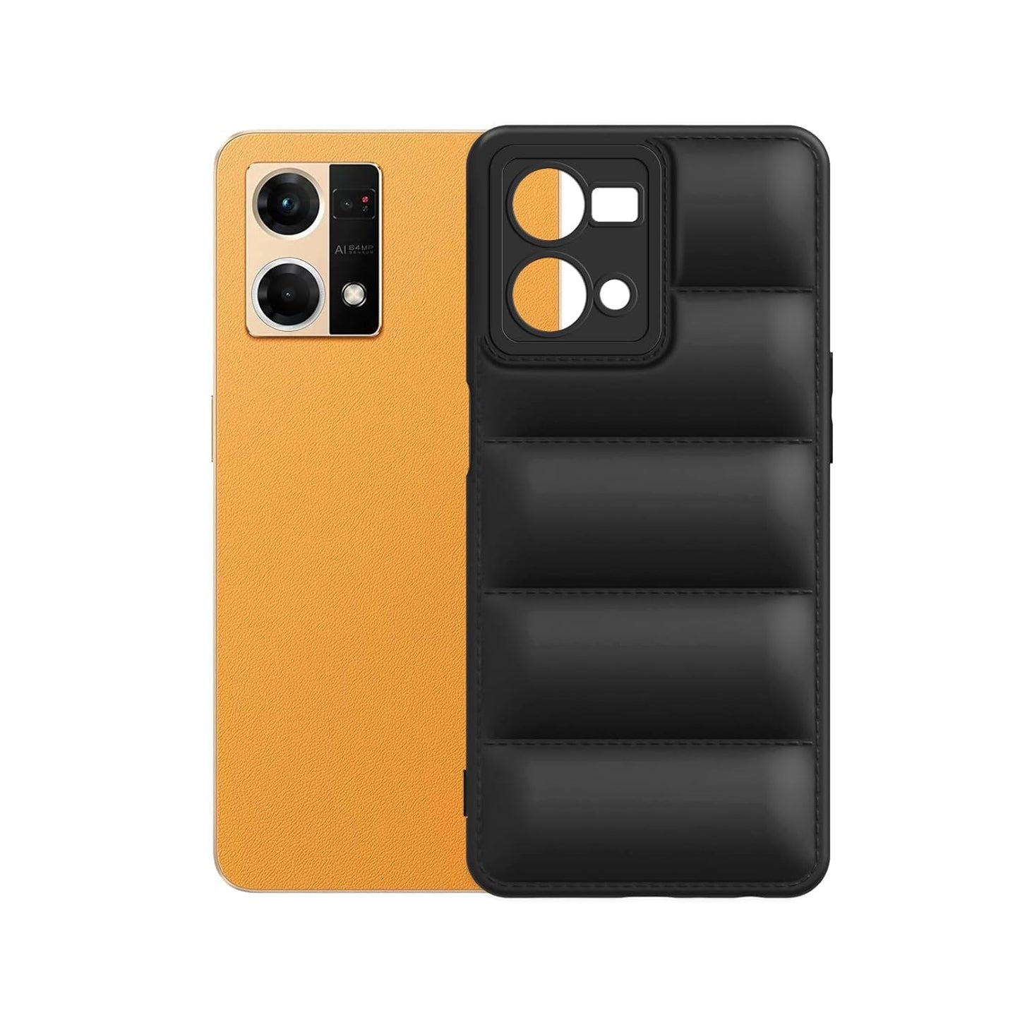 Puffer Back Cover for Oppo F21 Pro 4G