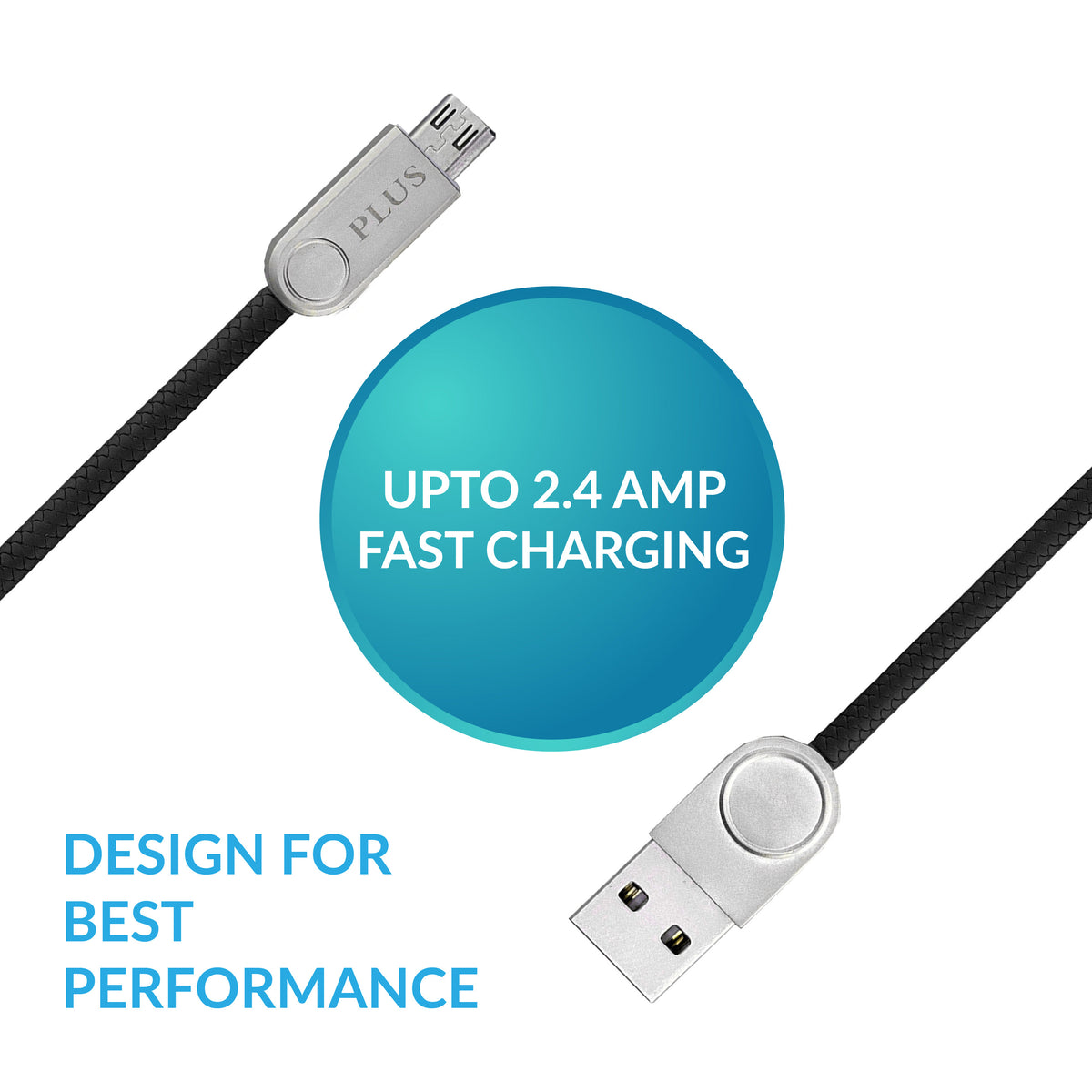 Plus Micro USB Charging Cable (Random Colour)