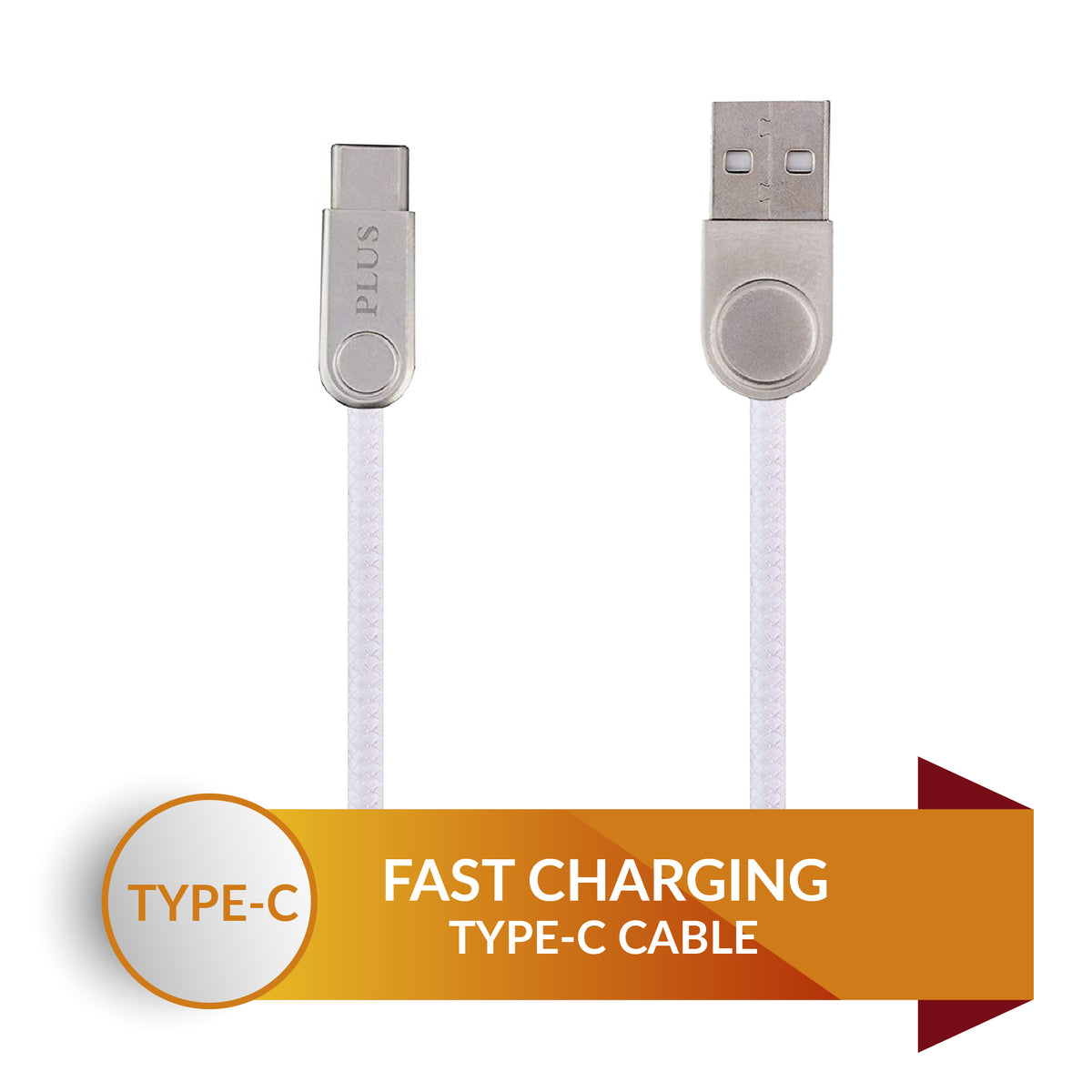 Plus Type C USB  Charging Cable (Random Colour)