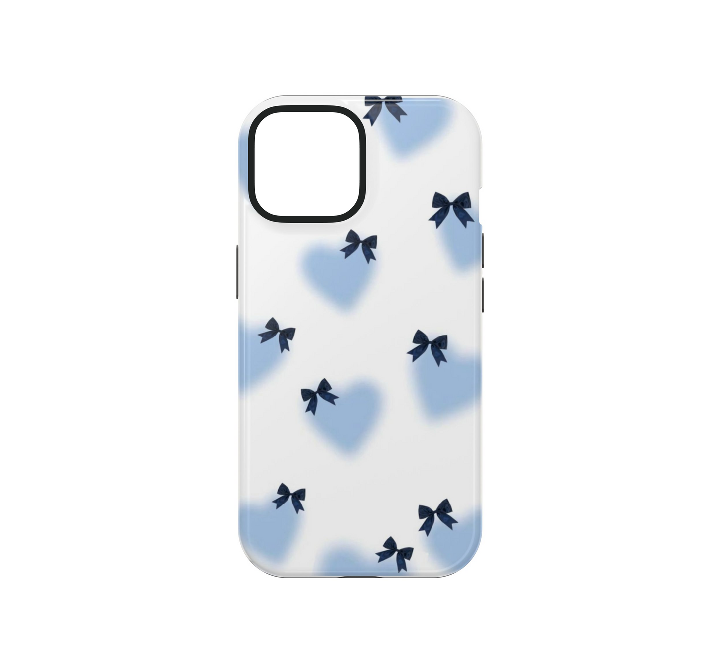 💙🎀 Dreamy Blue Heart Bow Case Pinteresty