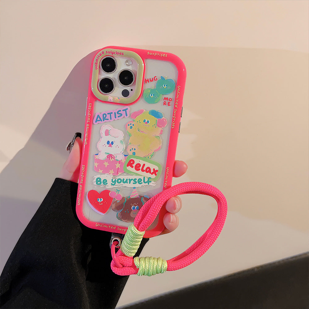 Blush Buddy Phone Case with Charm