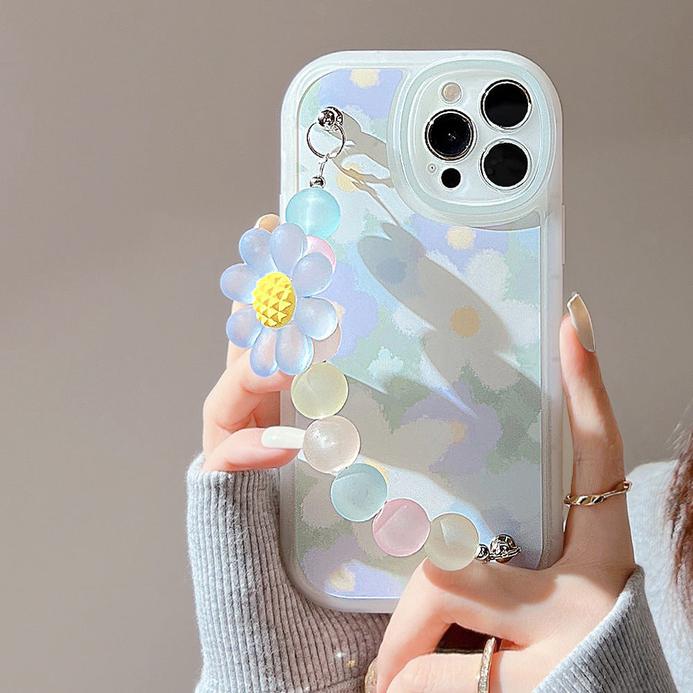 Gardenia Phone Case With Charm Holder