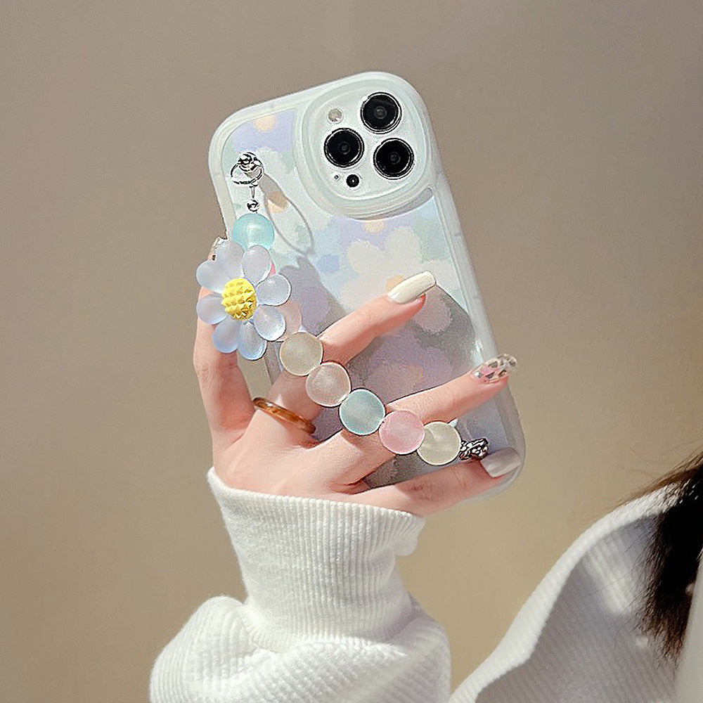 Gardenia Phone Case With Charm Holder