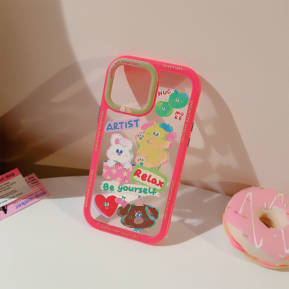 Blush Buddy Phone Case with Charm