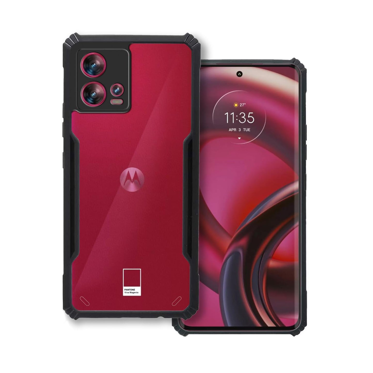 360 Degree Protection Back Cover For Motorola Moto Edge 30 Fusion