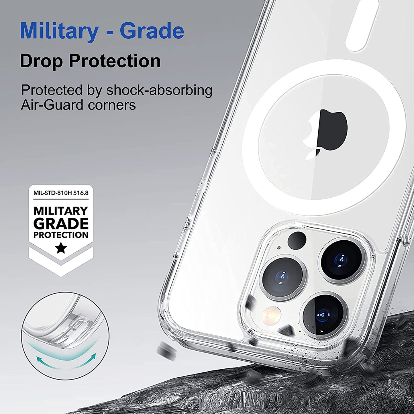 Magsafe Back Cover for Apple iPhone 14 Pro Max