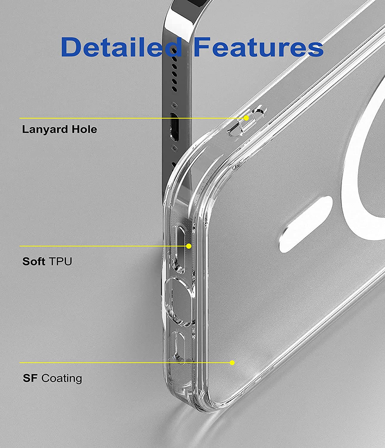 Magsafe Back Cover for Apple iPhone 14 Pro Max